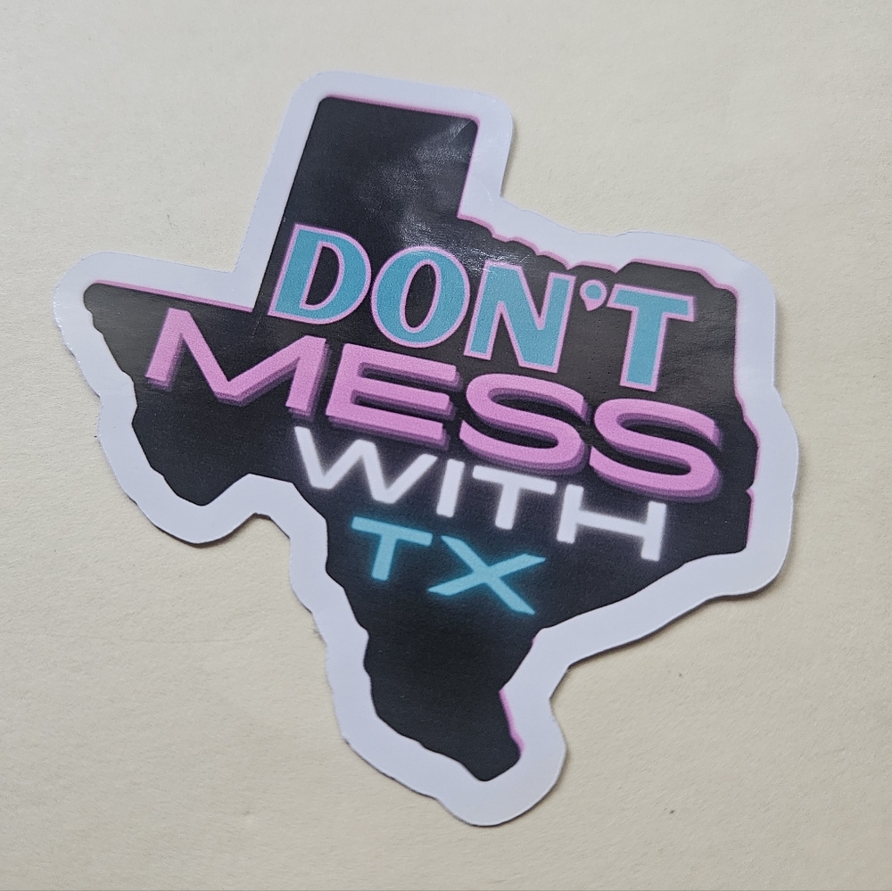 |FREE W/PURCHASE| Don't Mess with Texas 3" Sticker Decal Texas Pride